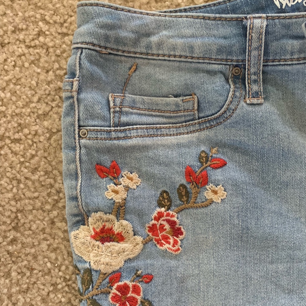 High rise denim jeggings